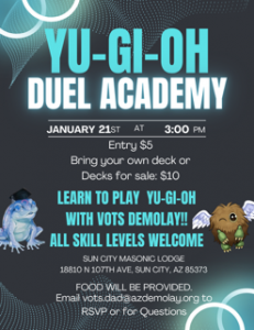 Yu GI Oh Duel Academy 231x300 Valley of the Sun DeMolay Yu Gi Oh Duel Academy